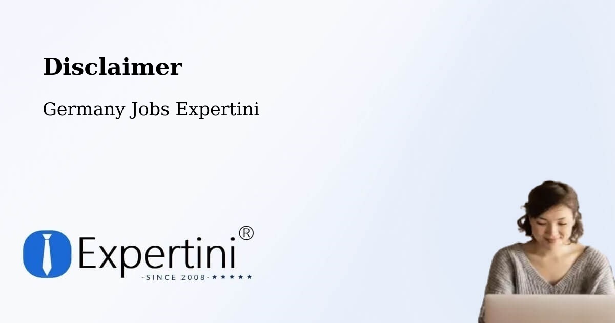 Disclaimer – Overath - Germany Jobs Expertini